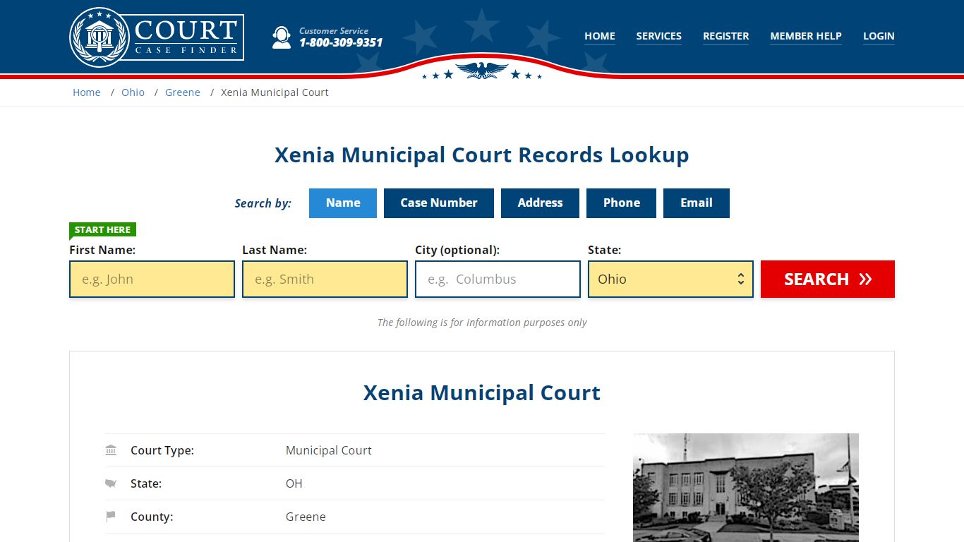 Xenia Municipal Court Records | Xenia, Greene County, OH Court Case Lookup